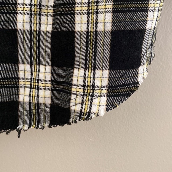 La Miel two tone plaid button down flannel - Picture 7 of 9